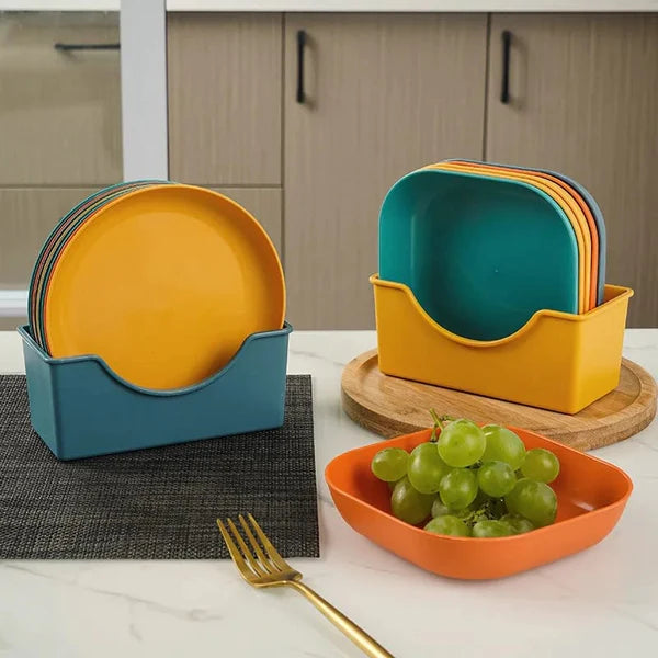 10Pcs Multipurpose Plate set with Holder